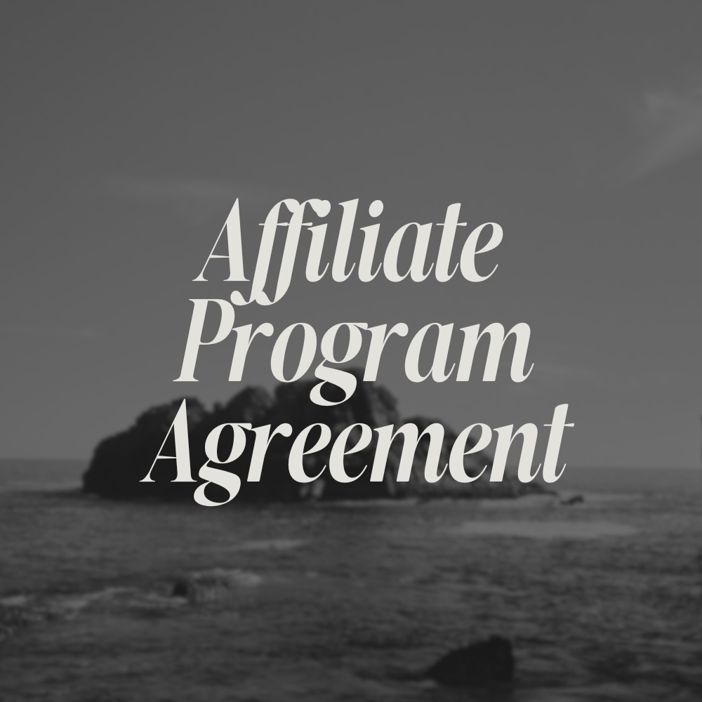 AFFILIATE PROGRAM AGREEMENT