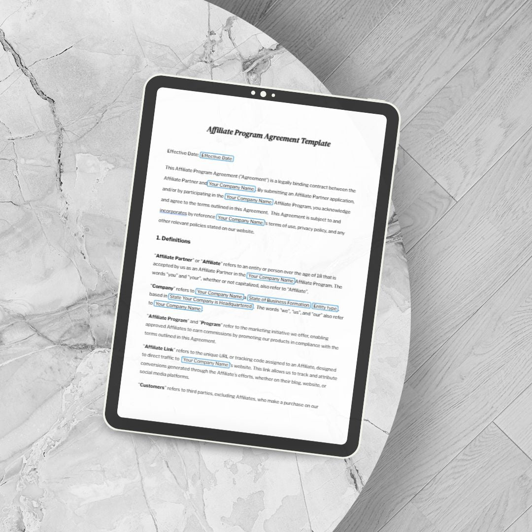 AFFILIATE PROGRAM AGREEMENT