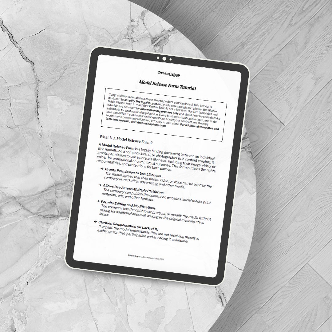 MODEL RELEASE FORM