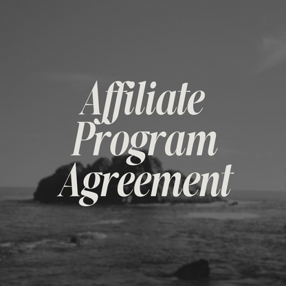 AFFILIATE PROGRAM AGREEMENT