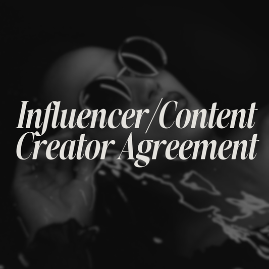 INFLUENCER/ CONTENT CREATOR AGREEMENT