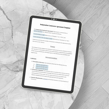 INDEPENDENT CONTRACTOR AGREEMENT