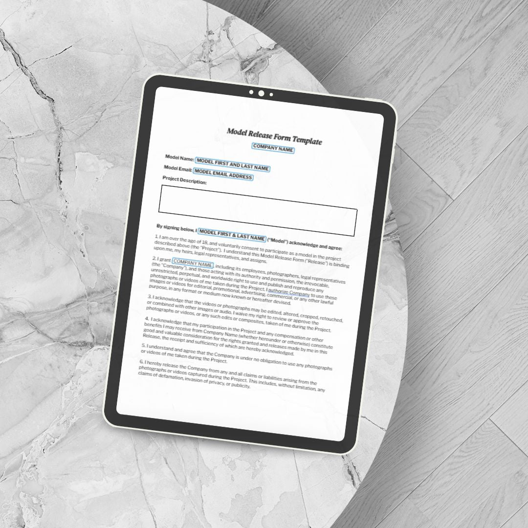 Model Release Form