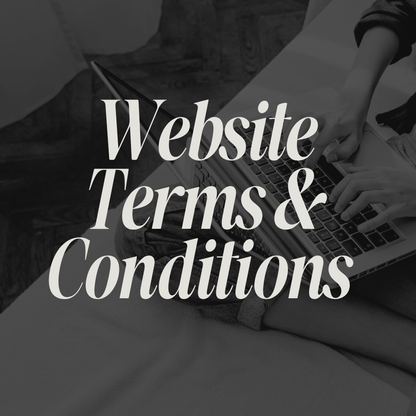 E-Commerce Website Terms and Conditions