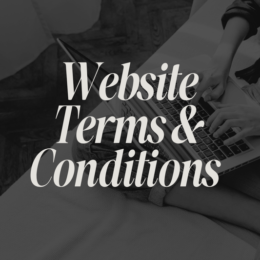 E-Commerce Website Terms and Conditions
